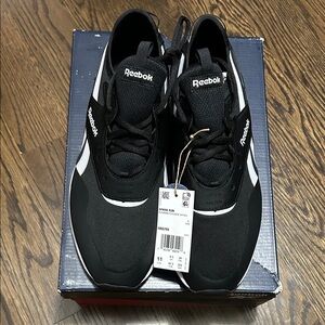Reebok Classic Black and White Athletic Shoes